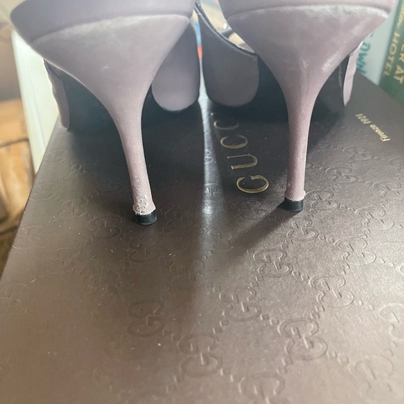 Gorgeous leather Gucci slingbacks - Picture 3 of 4